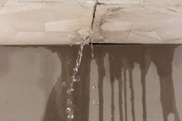 Professional Burst Pipe Cleanup technician working in Madbury, NH